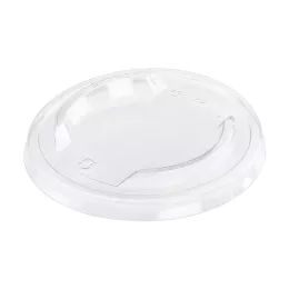 Couvercle PET antibuée pour saladier carton 15cm